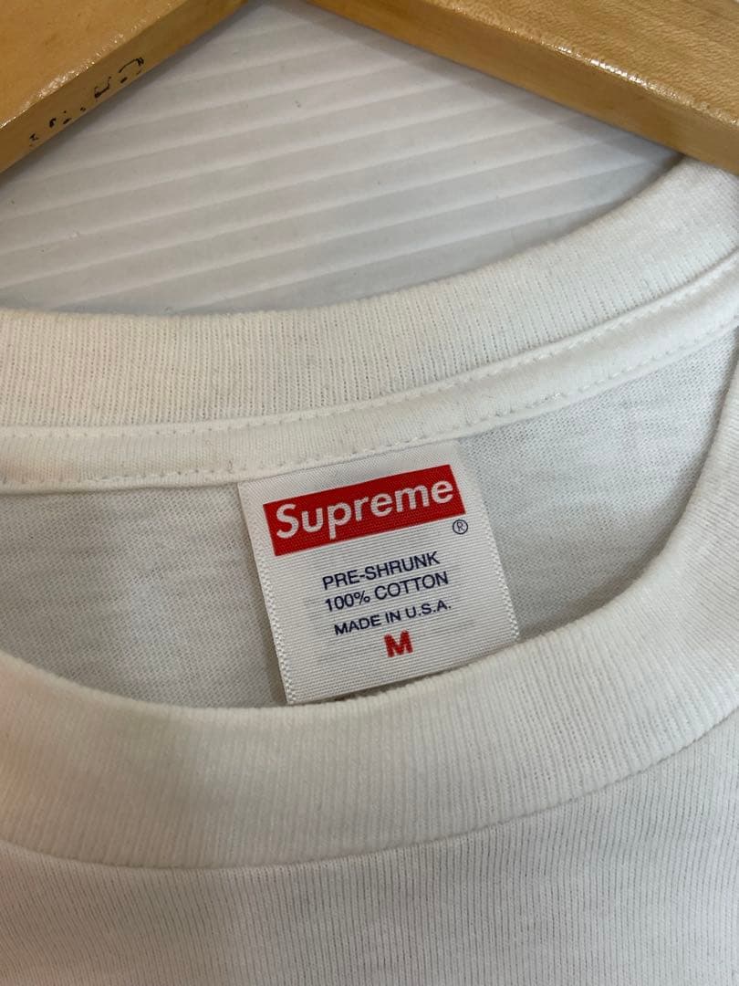 23FW Supreme Skeleton Tee Tシャツ M 半袖 ホワイト