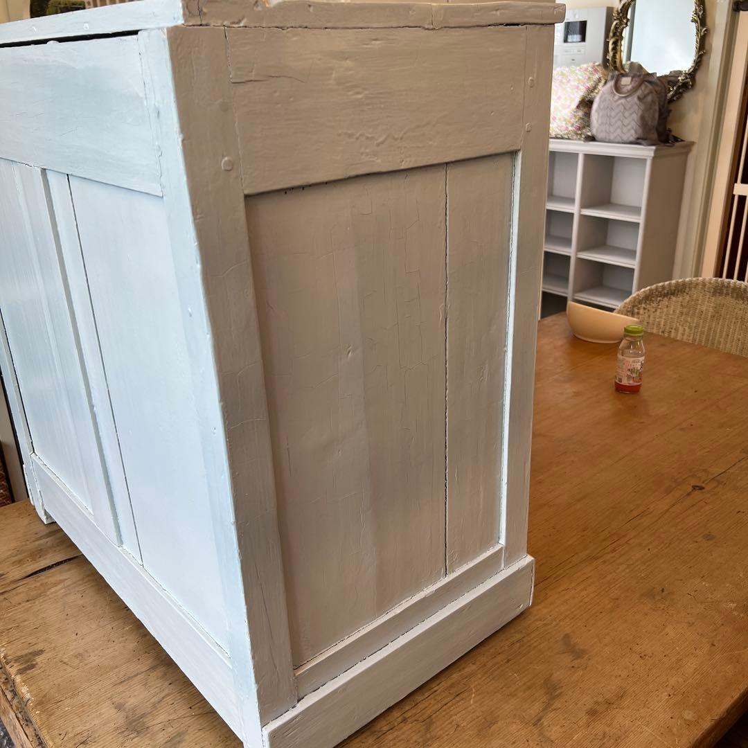 英国ヴィンテージ1950年〜塗りキャビネット 引き出し付き