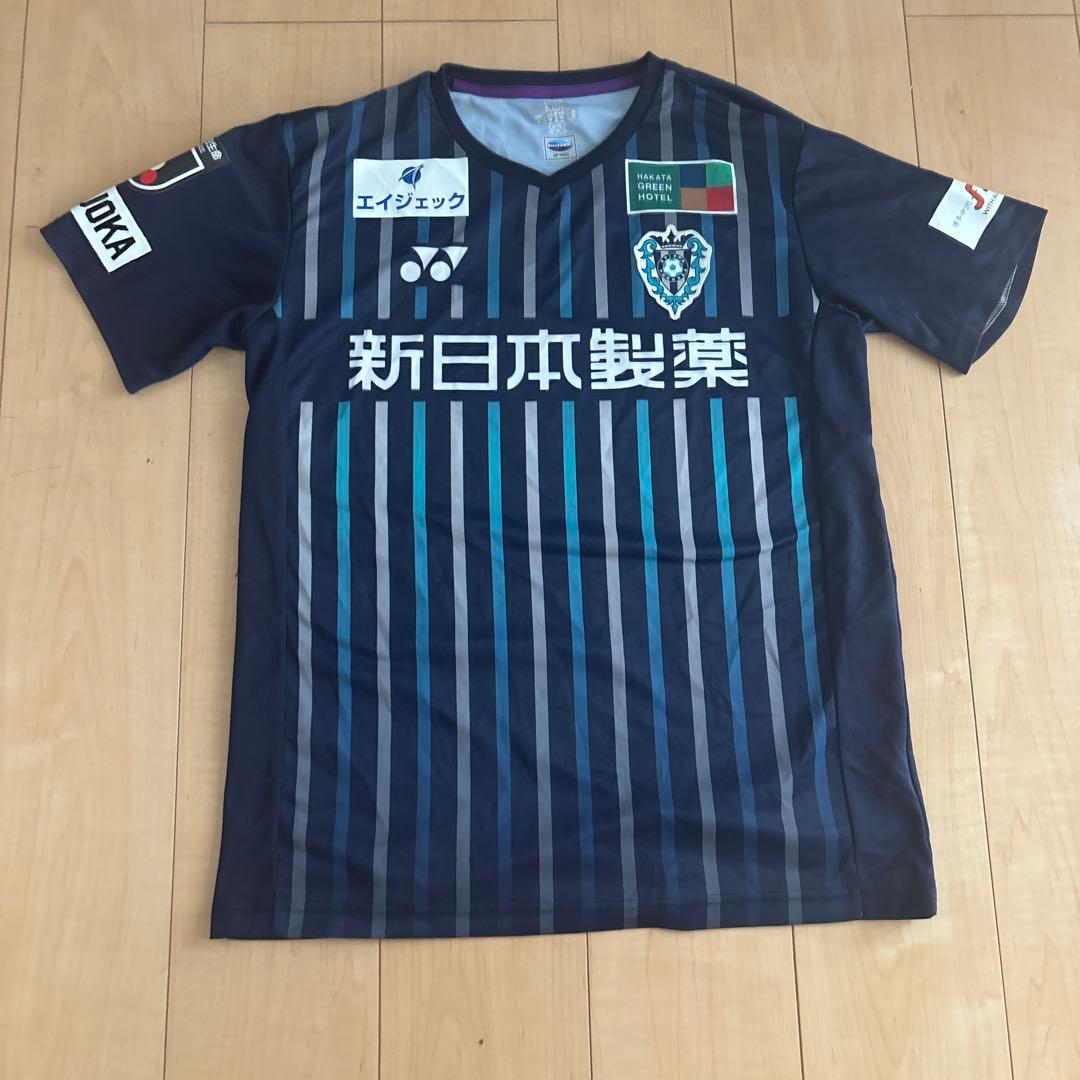 アビスパ福岡 2023 ユニホーム　o XL ネイビー　日本製　ヨネックス