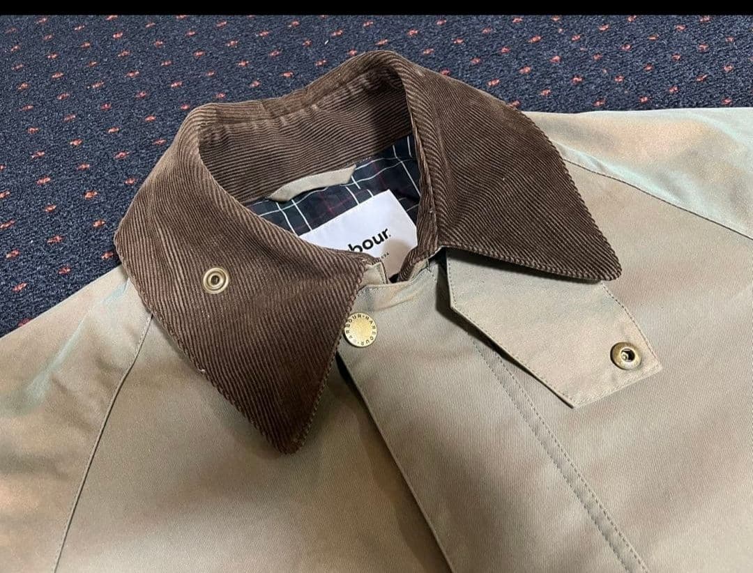 BEAMS F 別注バブアーBEDALE 玉虫色 38