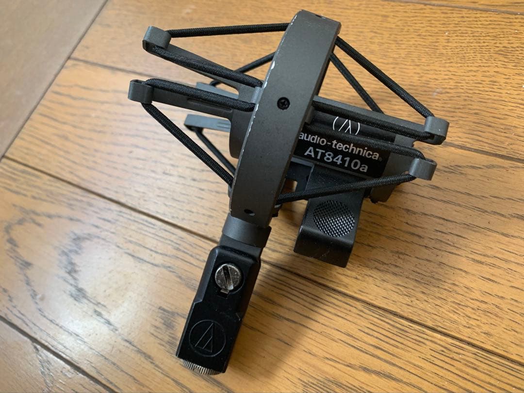 オーディオテクニカ AT822（マイク）、AT8410a（ショックマウント）