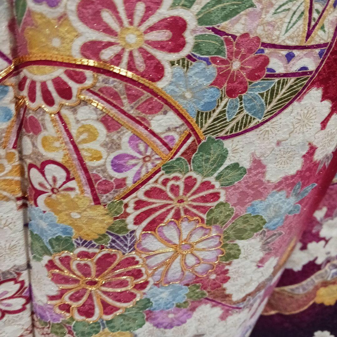 赤古典　振袖フルセット　正絹