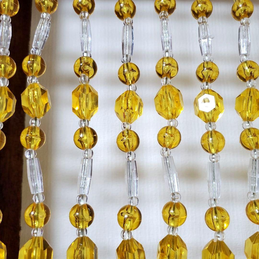 レトロポップ　珠暖簾　のれん　ビーズ暖簾　ビーズカーテン　箱付き