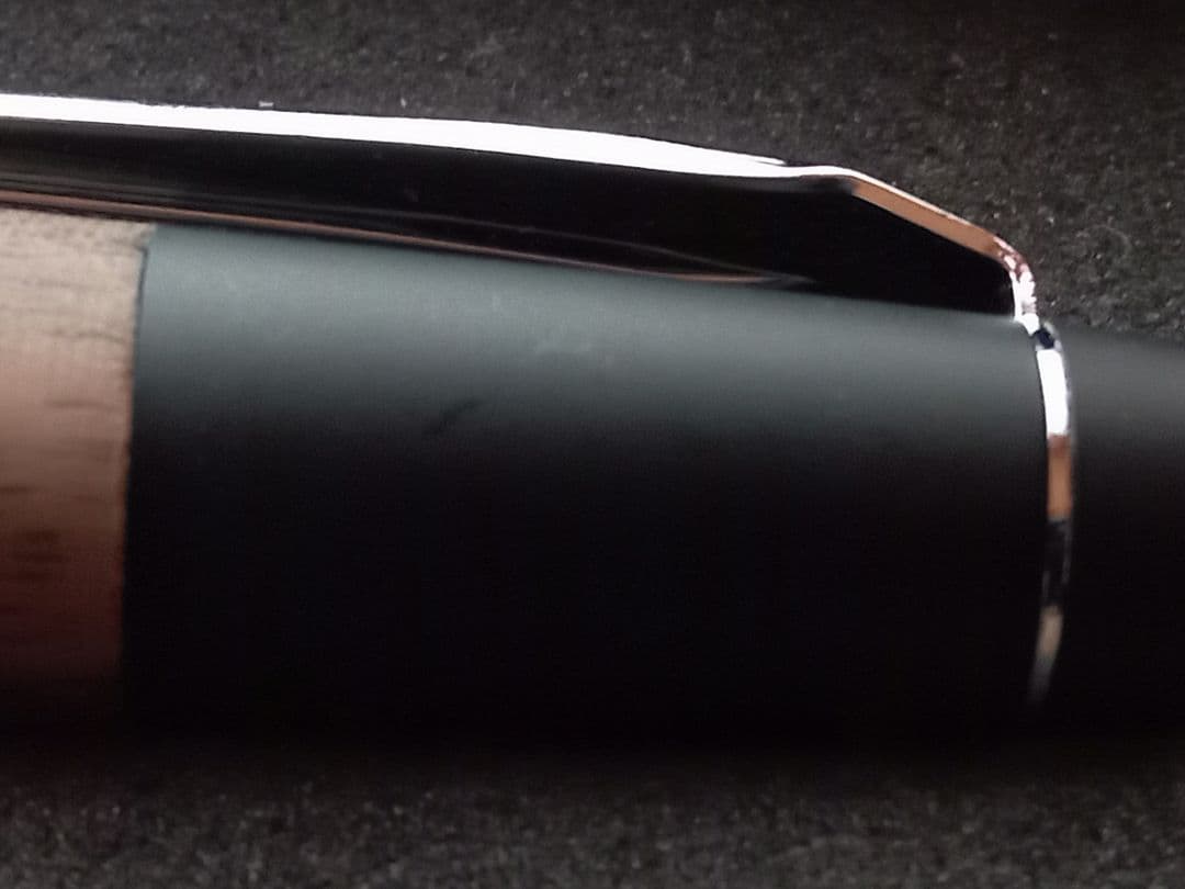 野原工芸　黒柿　シャープペンシル　シャーペン　銀金具