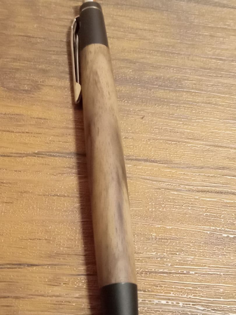 野原工芸　黒柿　シャープペンシル　シャーペン　銀金具