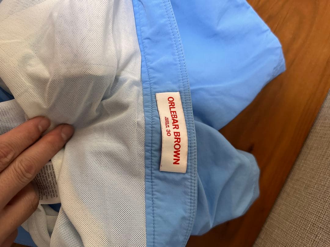 オールバーブラウン 水色 ショートパンツ 30美品