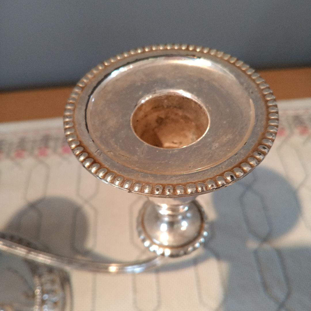 イギリスアンティーク　燭台　キャンドルスタンド　VINERS社