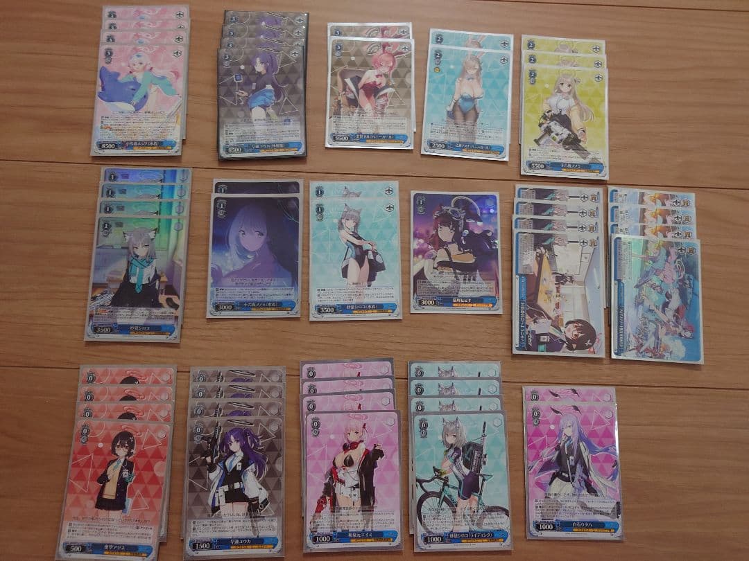 出品7/15まで 最終値下げ WS ブルアカ 7デッキセット+調整パーツ