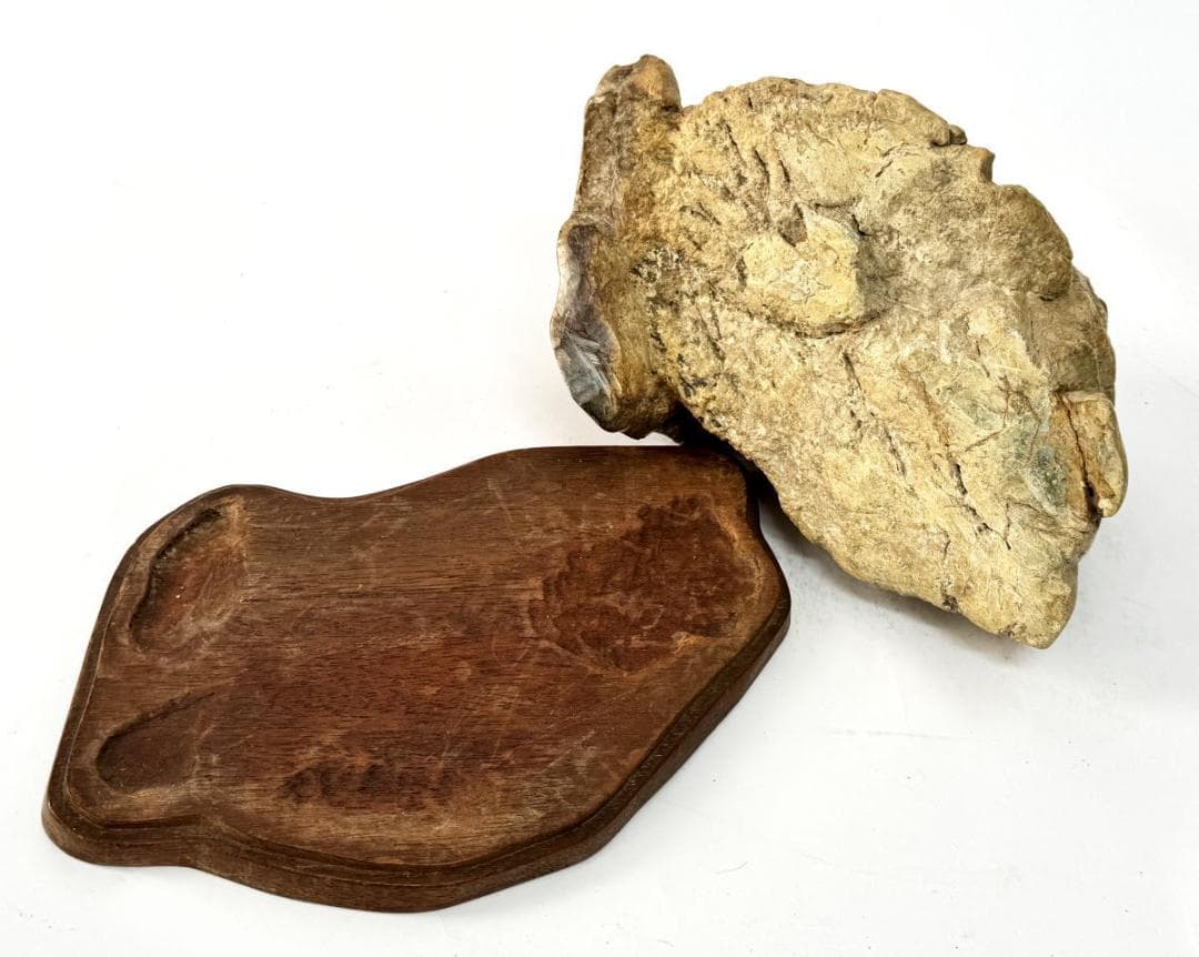 天然石 鑑賞石 唐木台 一点もの 置物 約7kg 観賞用 稀少 WWFT072