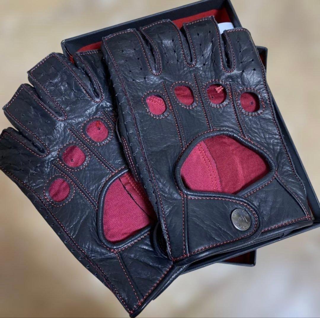 【ほぼ新品】cacazan ドライビンググローブ　ddr-070 本革