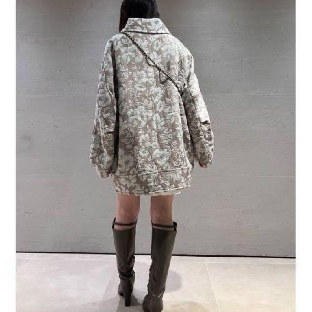 美品 snidelスナイデル ジャガード ミドルコート チェスターコート