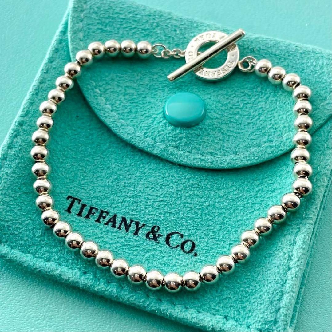 ティファニー 希少 トグル ボールチェーン ブレスレット シルバー R84fe