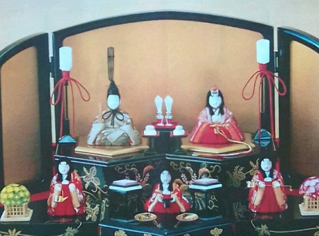 雛人形セット ひな祭り用 50cm x 90cm