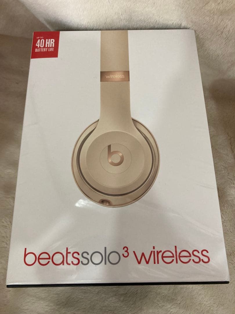 未使用beats solo3 wireless Satin ゴールド