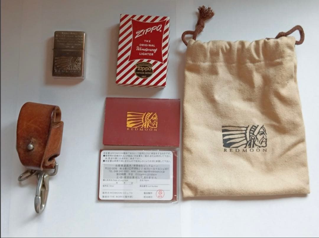 レッドムーン　ジッポケース　zippo