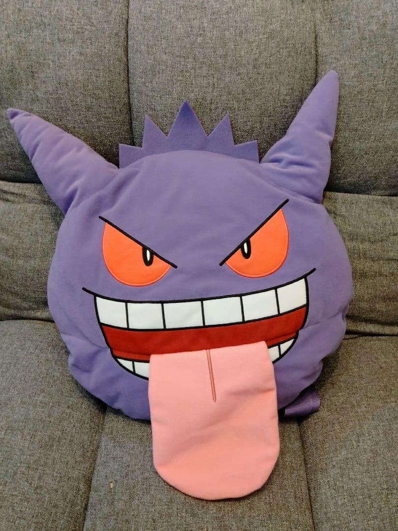 【ポケモン グッズ3点】 ゲンガーリュック 、Tシャツ、ドオーぬいぐるみ