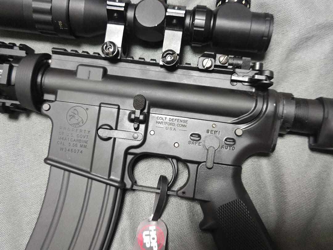 東京マルイ　ガスブローバック M4A1 MWS　試射、展示のみ　おまけ付き