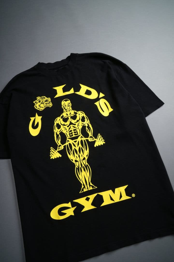 豆*き様 新品未開封 ダルクスポーツ ゴールドジム コラボ Tシャツ M ブラッ