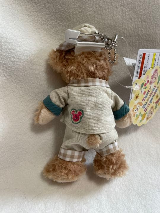 ダッフィー ぬいぐるみバッジ　テイスティーサマー