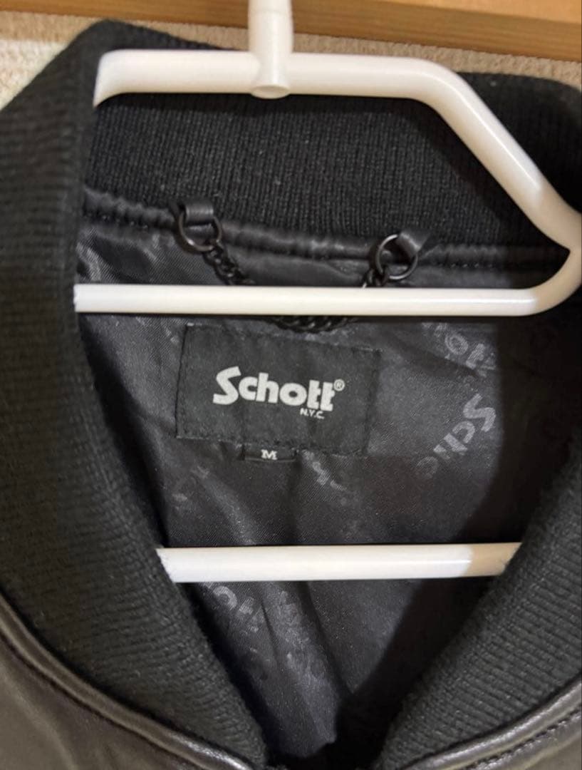 Schott レザージャケット バワリー MA-1 Mサイズ
