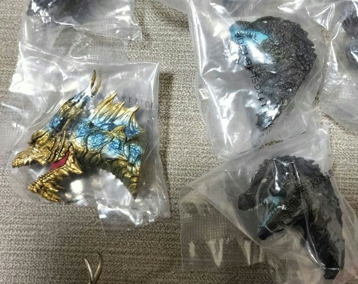 ゴジラ　一番くじ　モンスターヘッドマグネット　17種　18体セット
