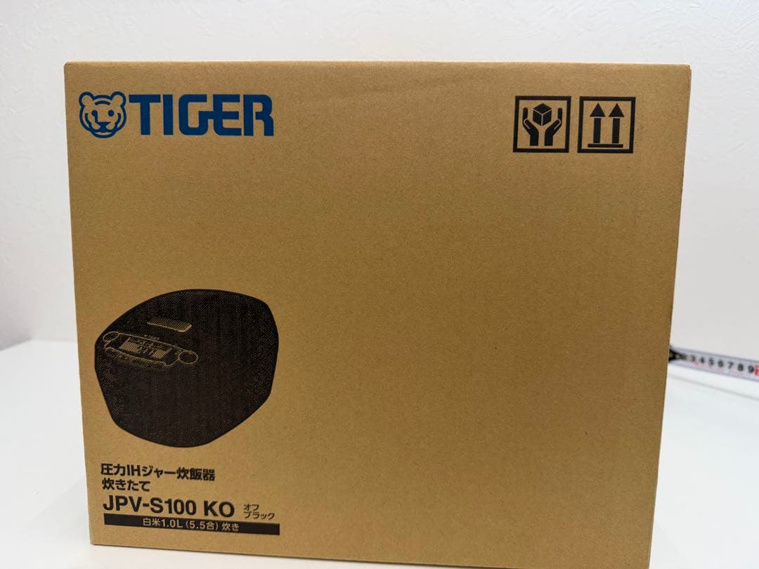 ‼️未開封‼️TIGER 炊飯器 JPV-S100 KO 1.0L 黒