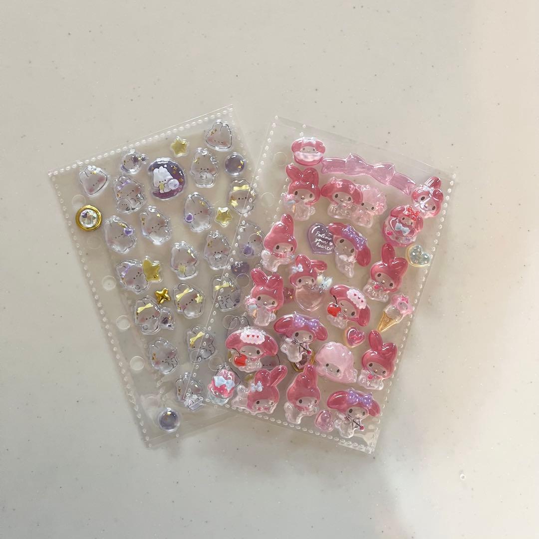 saya⭐︎A7クリアシール帳　透明リフィルセット