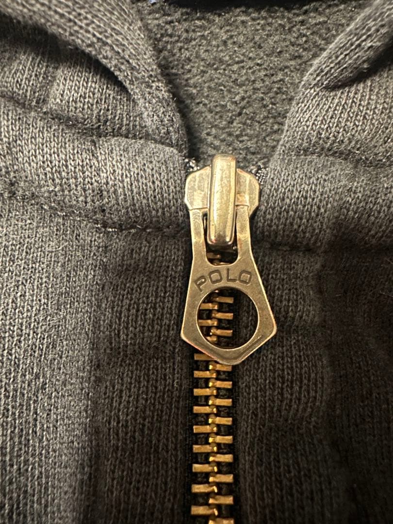 ラルフローレン ジップパーカー ブラック Mサイズ