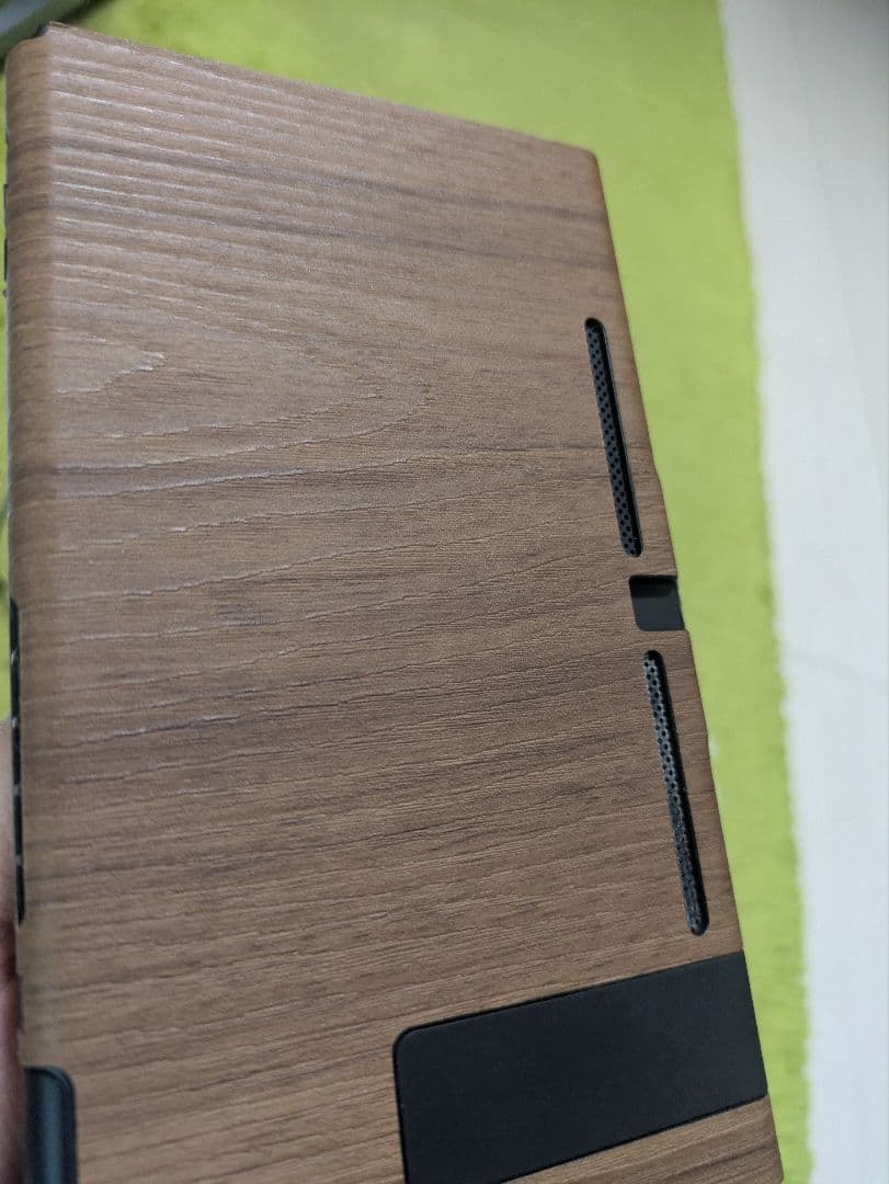 Nintendo Switch 通常モデル 箱あり　木目調スキンシール