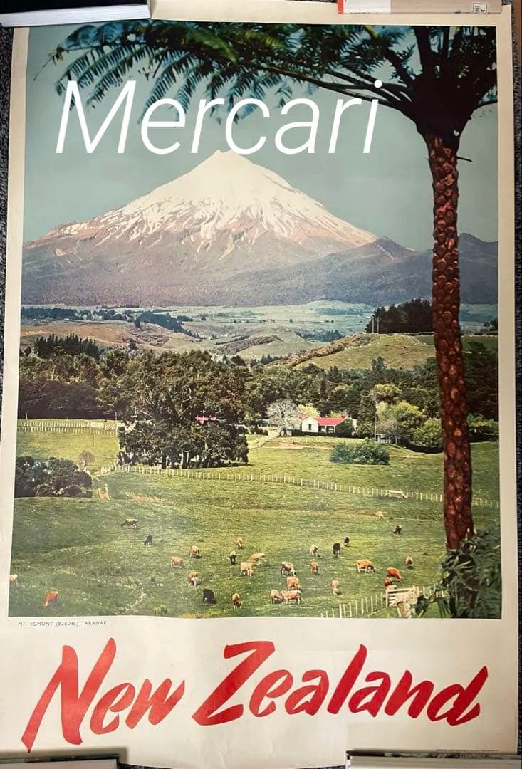 Vintage travel poster ‘New Zealand’