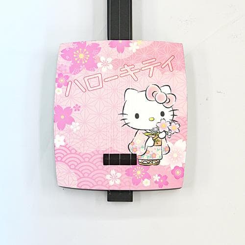 Hello Kitty ハローキティ 小じゃみ チントン さくら着物 ミニ三味線