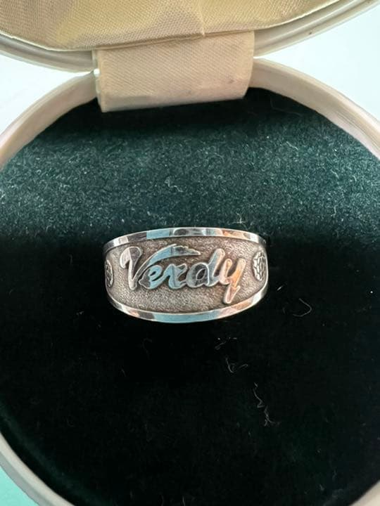 Jリーググッズ　ヴェルディ川崎　silverリング