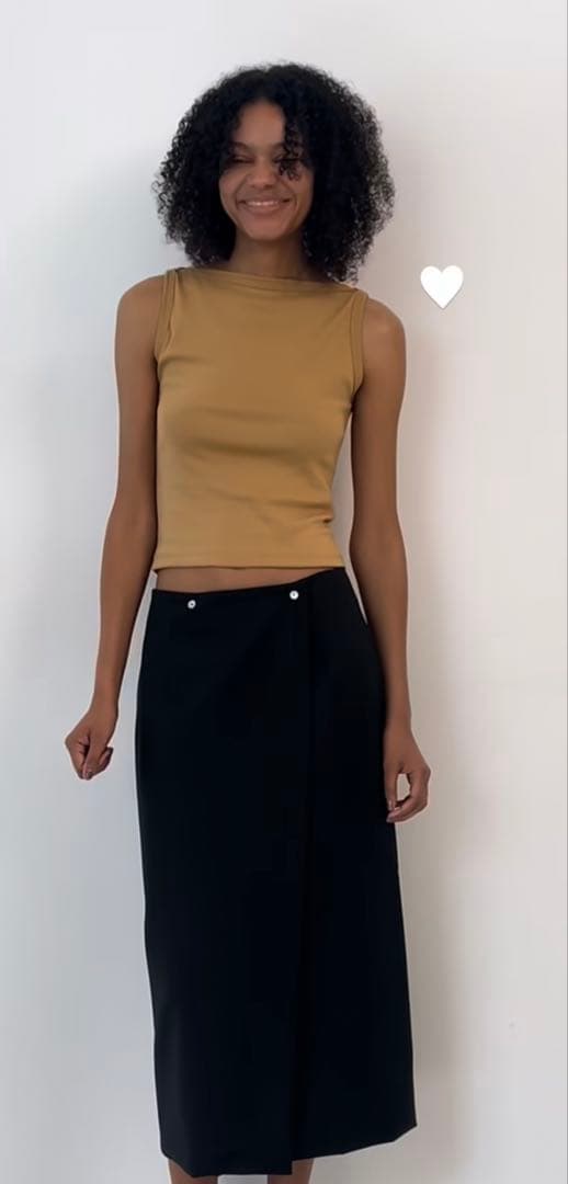 トップス boat neck tanktop