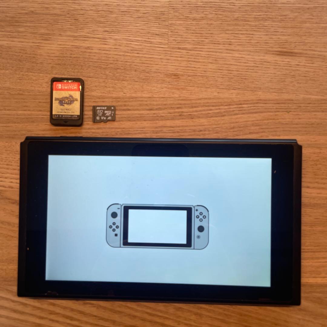 Nintendo Switch 初期型 未対策機+モンハン+マイクロUSB
