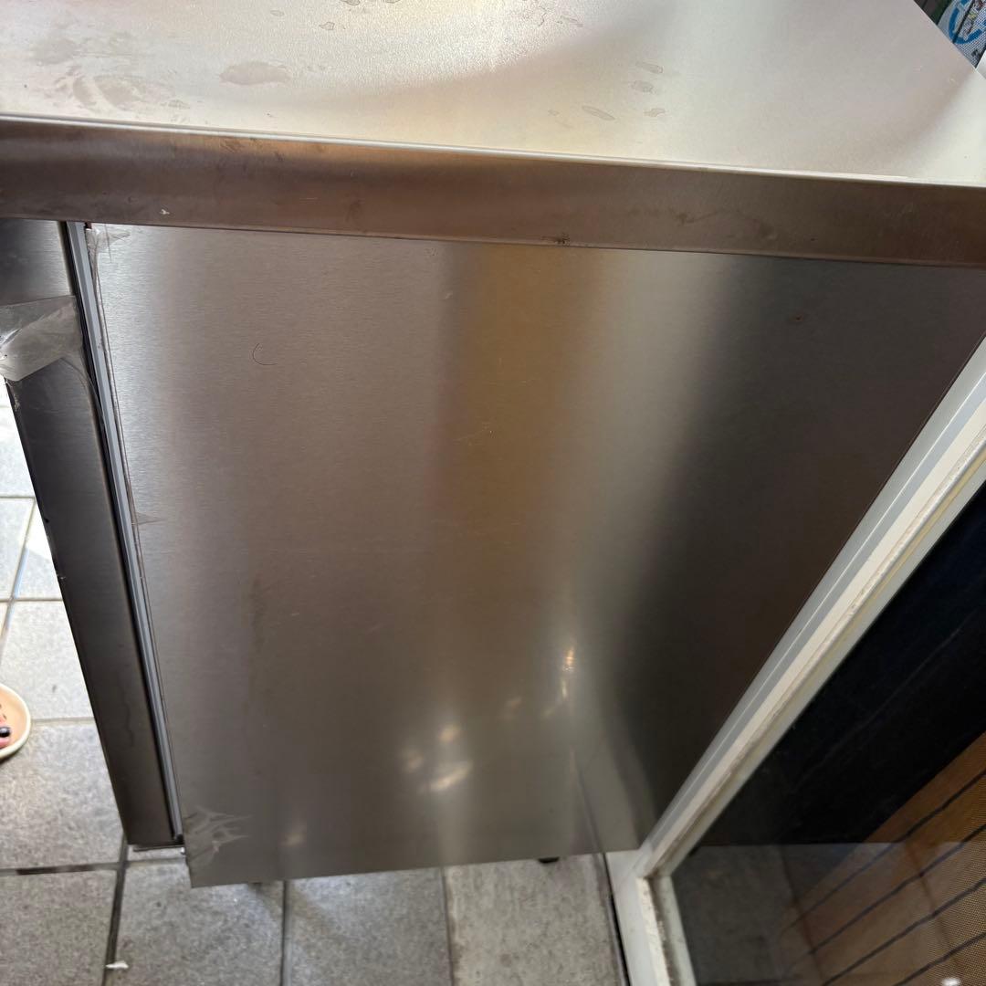 山崎　冷凍冷蔵庫 LCU-151PE-E 100V 訳あり 2021年式