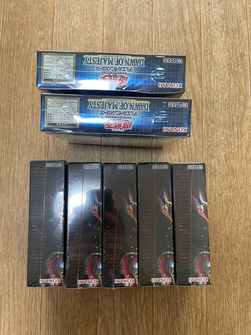 遊戯王OCG DAWN OF MAJESTY 2箱 ✖️アニクロ2021、5箱