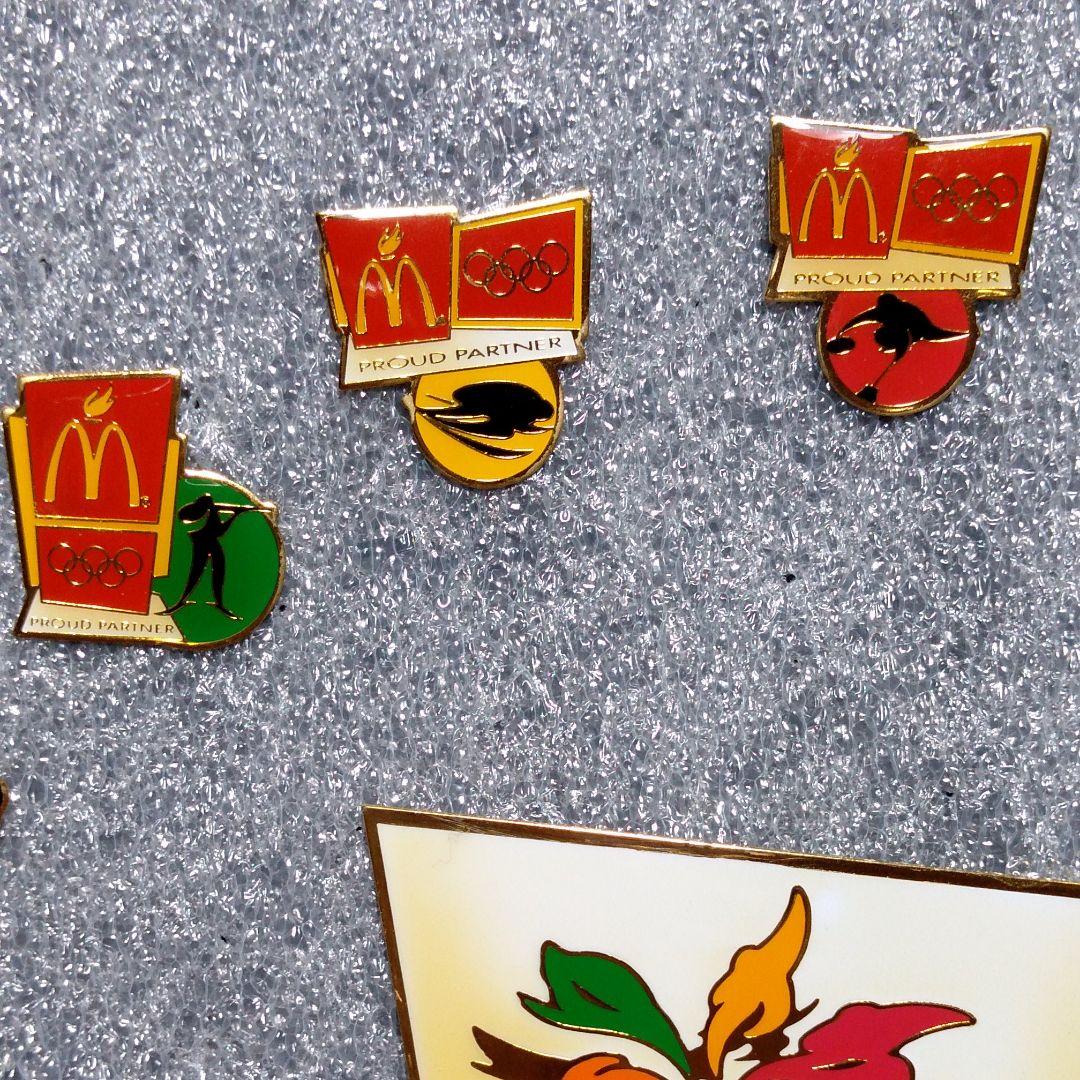 長野オリンピック　USAマクドナルドVIPピンバッジのセット