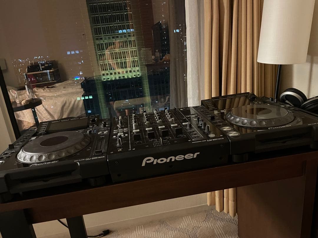 Pioneer CDJ 2台セット ミキサー機能付き