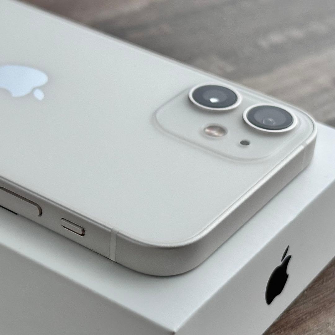 【上美品☆】iPhone12mini 本体 White 128GB SIMフリー