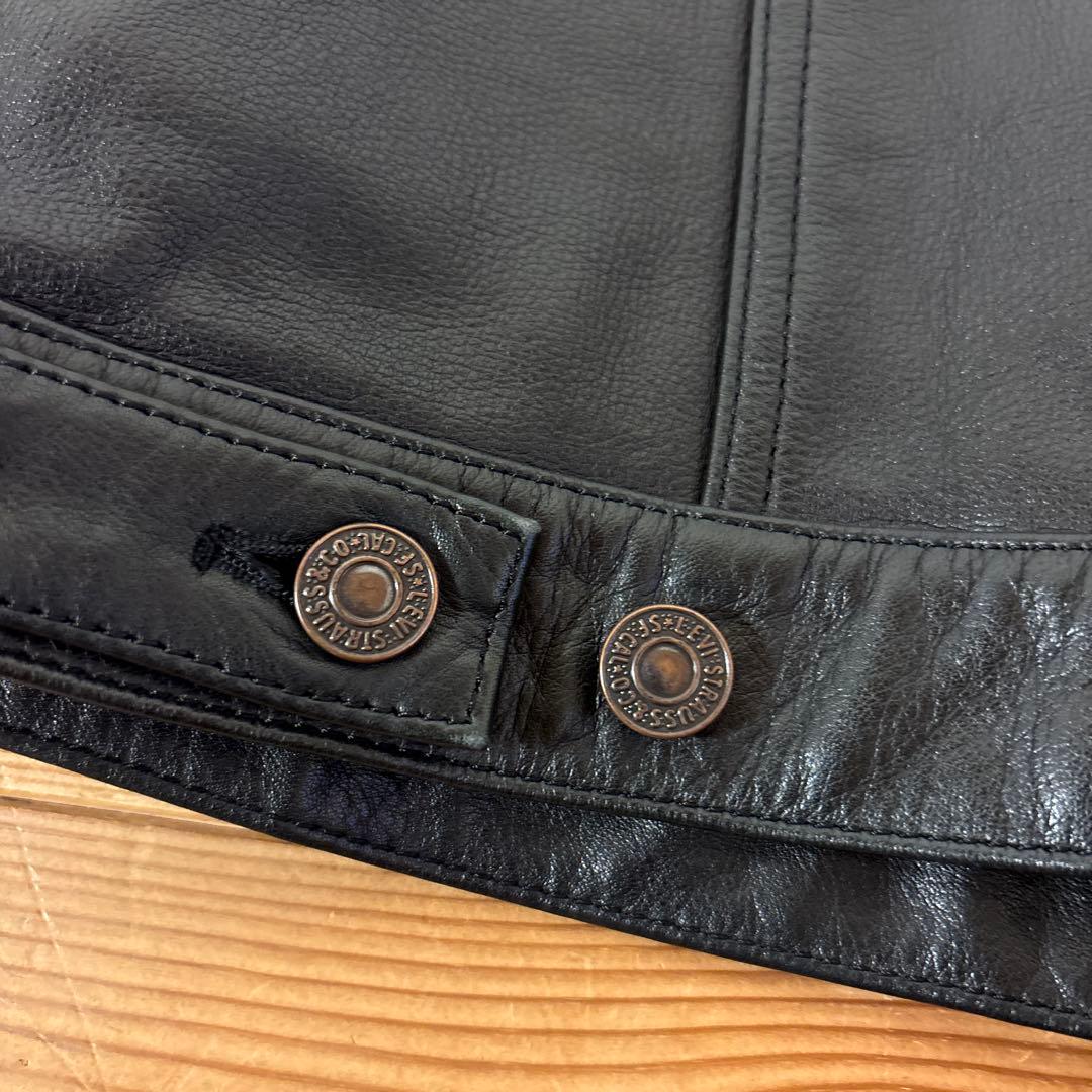 Levi's レザー トラッカージャケット ビンテージ