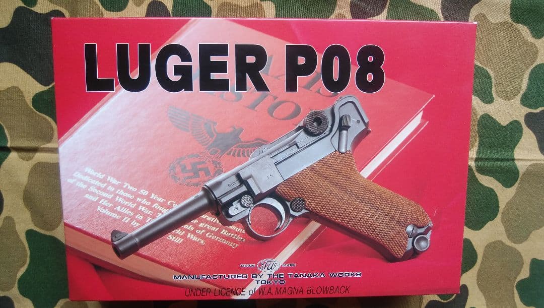 ガスガンタナカルガーp08ヘビーウェイトモデル、対象18歳以上。