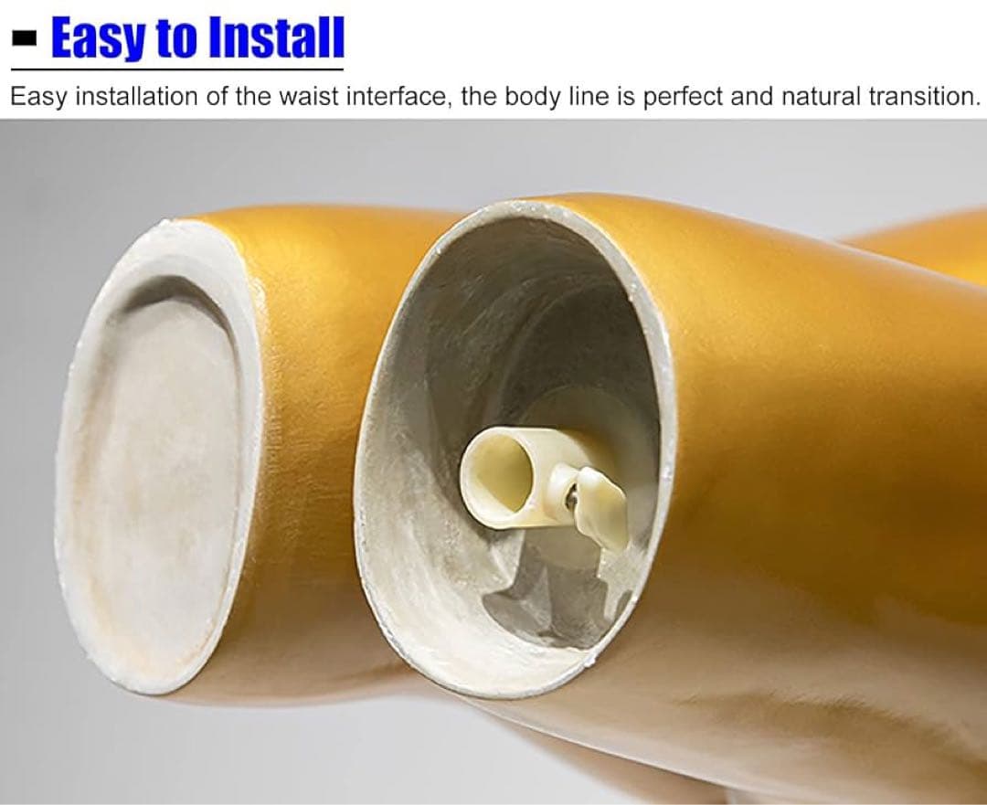 女性用　マネキン　ゴールド　トルソー　全身　178cm 特大