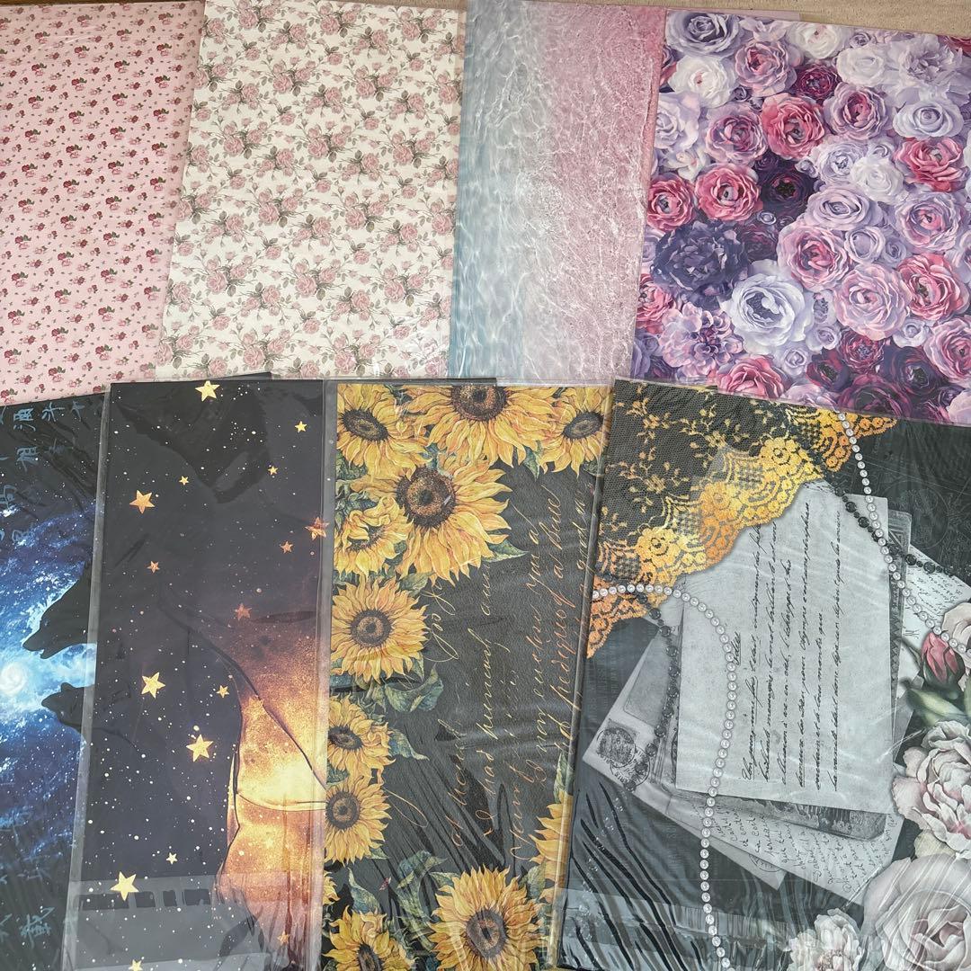 ☆ラスト☆【処分価格】デザインペーパー　大量　まとめ売り