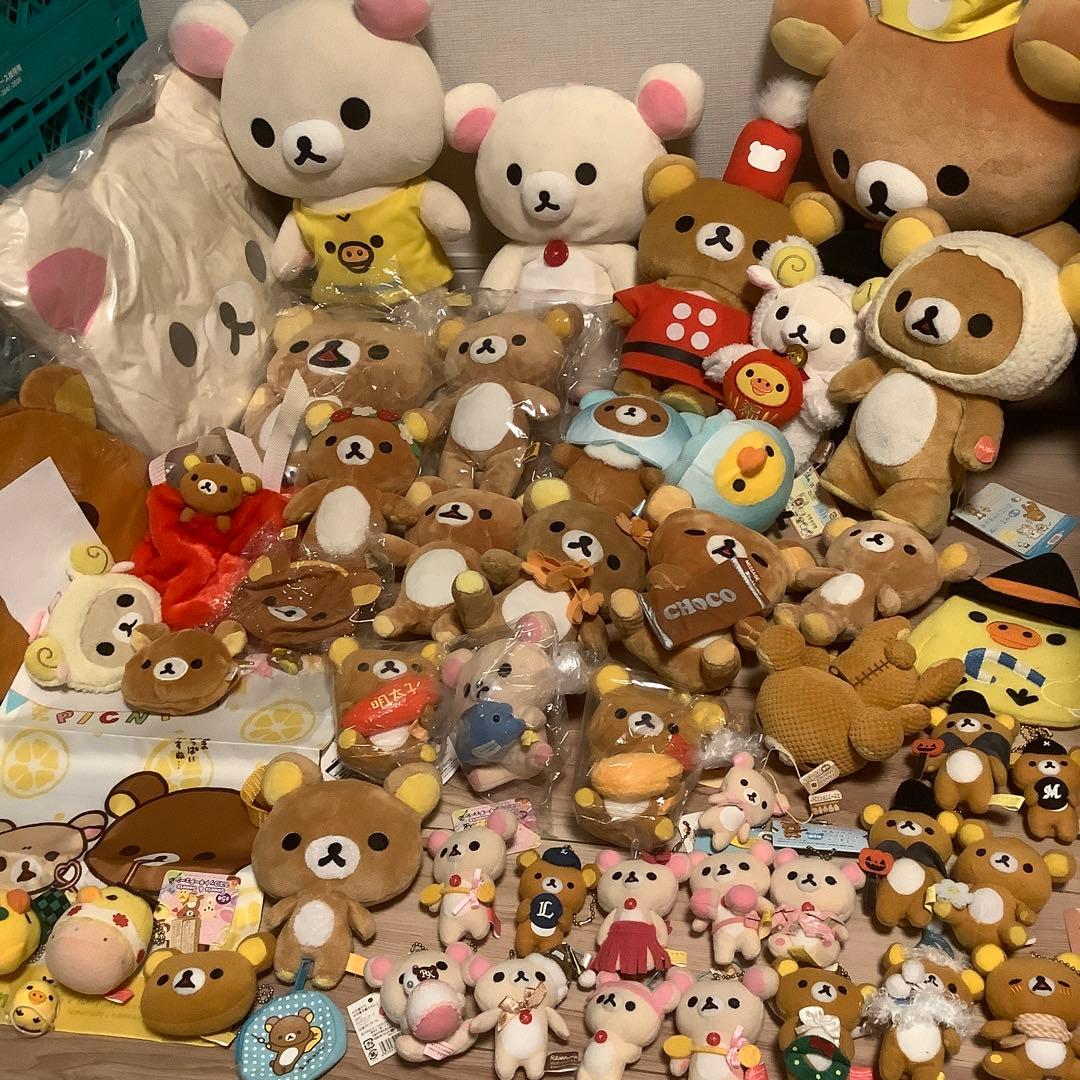 リラックマ ぬいぐるみ　ハンドパペット　マスコット　まとめ売り