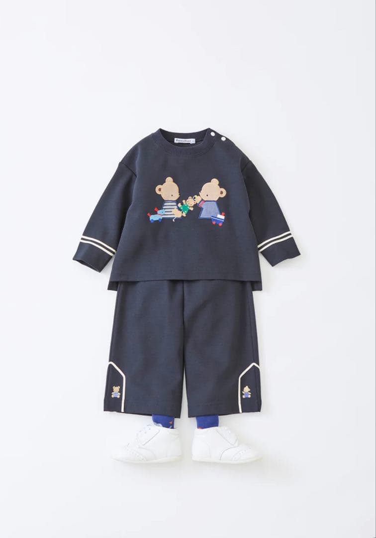 ファミリア　トレーナー＆パンツ(8分丈) 100cm