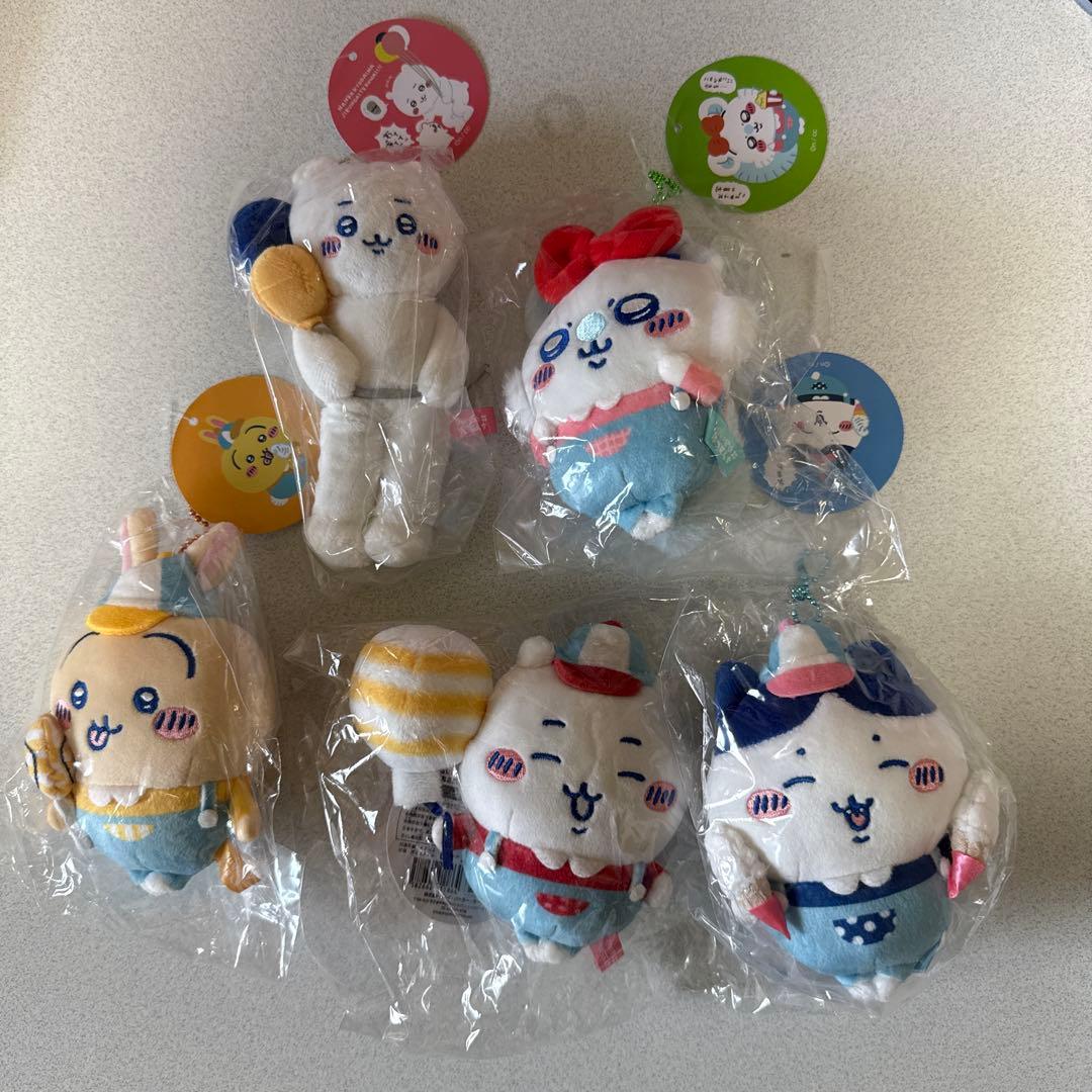 ちいかわ　ワクワクゆうえんち　ぷちミニマスコット　5種コンプ　未開封　タグ付