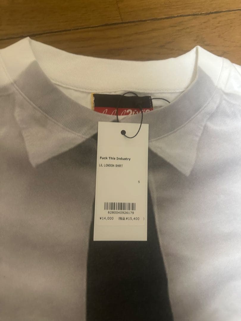 fti lil london 2008 ネクタイプリント Tシャツ S