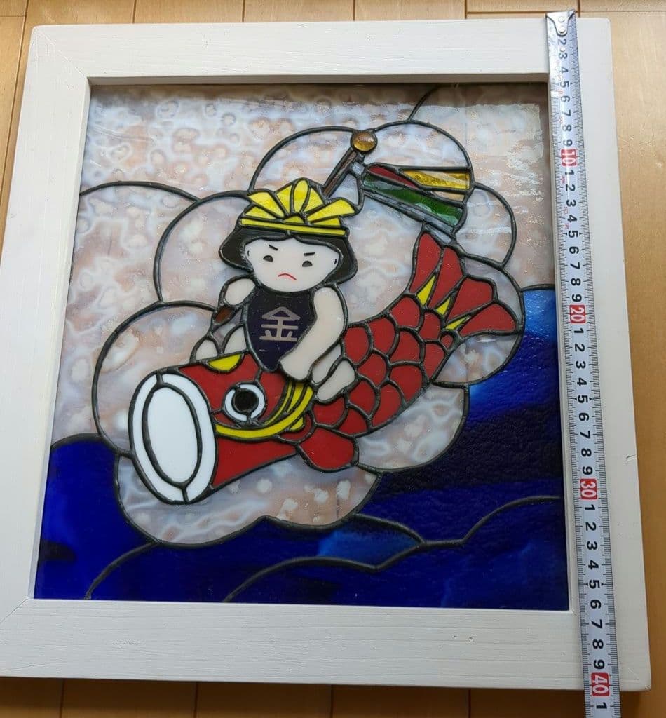節句飾り　サンキャッチャー ステンドグラス パネル　オーナメント　こどもの日　鯉