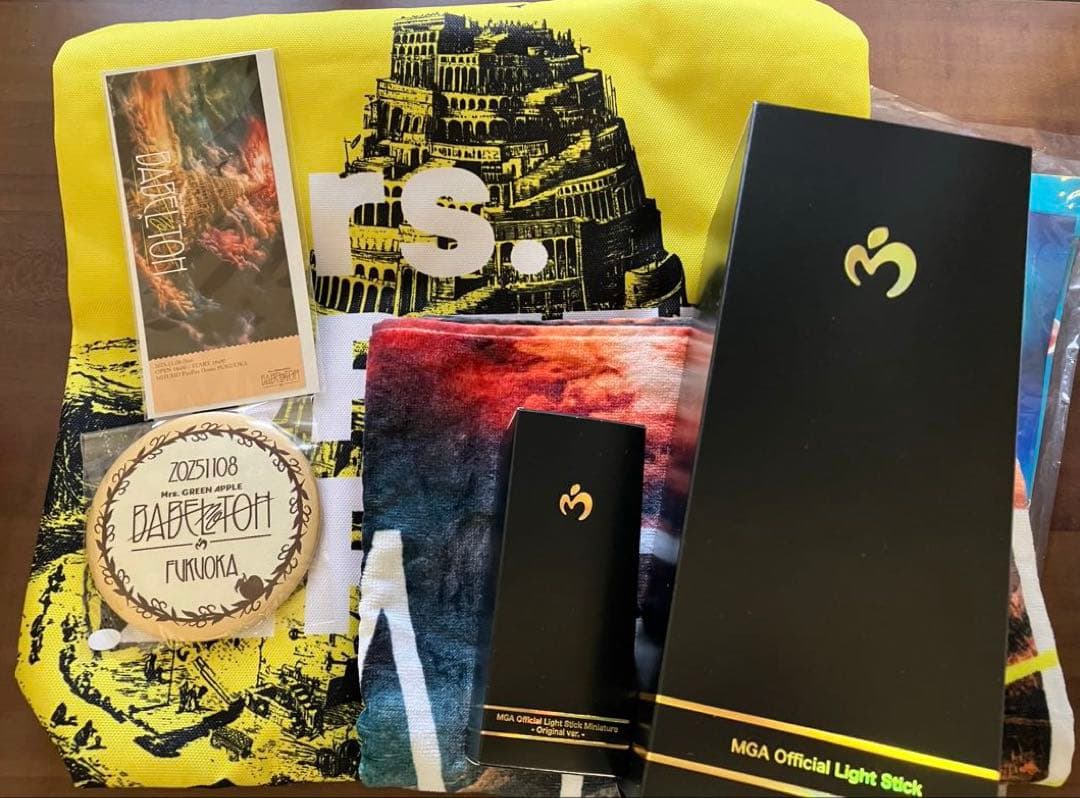 Mrs. GREEN APPLE Ringo Jamシート　ペンライト　タオル