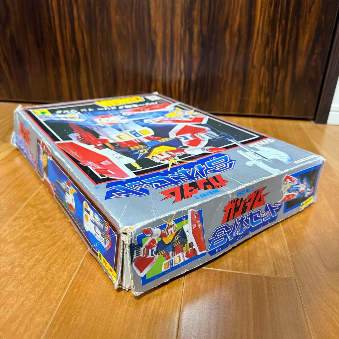 【当時物】クローバー 機動戦士ガンダム 合体セット ダイガスト製 欠品少